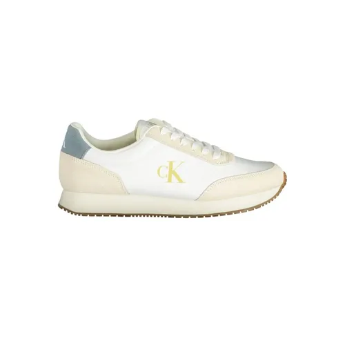 White Polyester Sneaker - Calvin Klein - Modalova