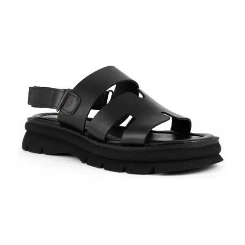 Flat Open Sandals - Sergio Moretti - Modalova