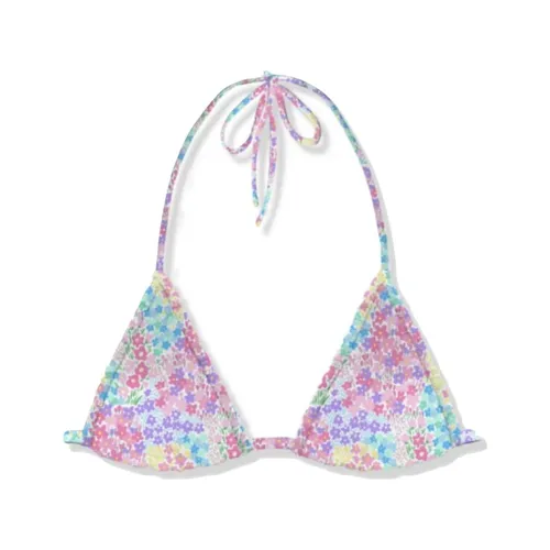 Floral Triangle Bikini Top - MC2 Saint Barth - Modalova