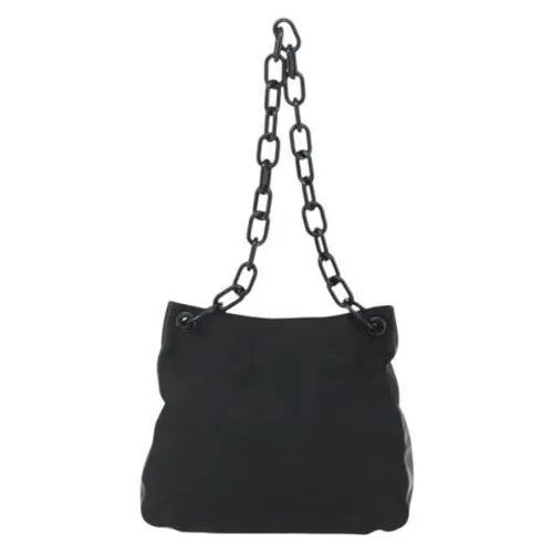 Pre-owned Leather Shoulder Bag - Prada Vintage - Modalova