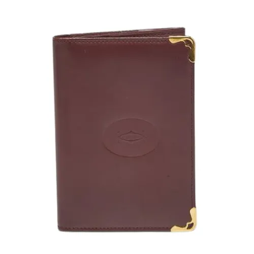 Pre-owned Leather Wallet - Cartier Vintage - Modalova