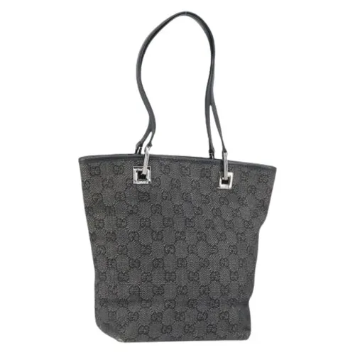 Pre-owned Canvas Tote - Gucci Vintage - Modalova