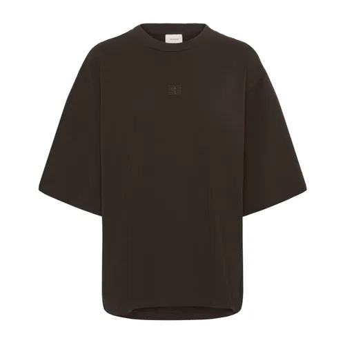 Camiseta extragrande con logo bordado - Gestuz - Modalova