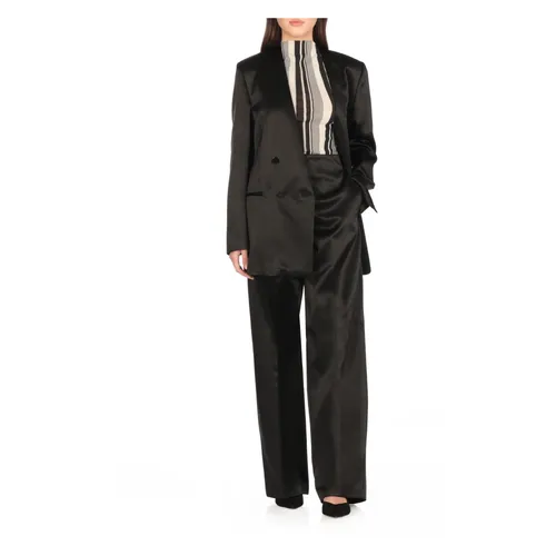 Satin Blazer V-Neck Jacket - Philosophy di Lorenzo Serafini - Modalova
