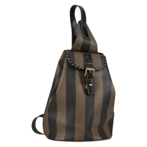 Pre-owned Vintage Canvas Backpack - Fendi Vintage - Modalova