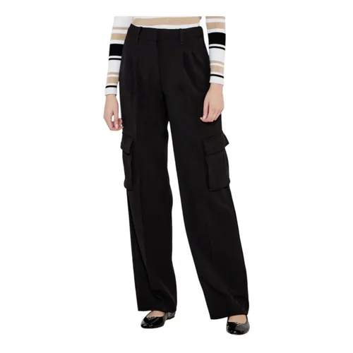 Black Slim Fit Trousers - Guess - Modalova