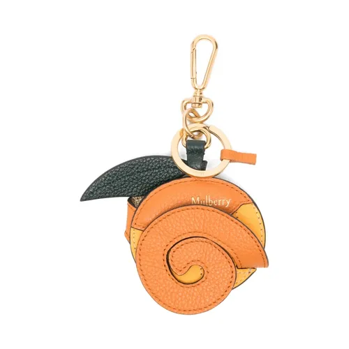 Peeling Orange Leaf-charm Keyring - Mulberry - Modalova