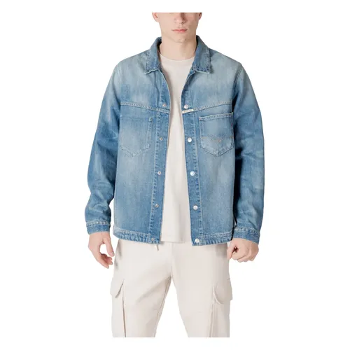 Zero1 dark denim jacket - Replay - Modalova