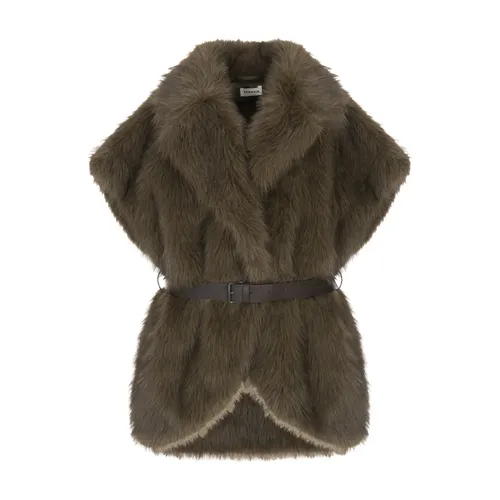 Green Polyester Coat for Women - P.a.r.o.s.h. - Modalova