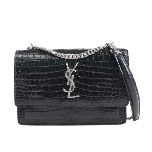 Pre-owned Leather Shoulder Bag - Yves Saint Laurent Vintage - Modalova