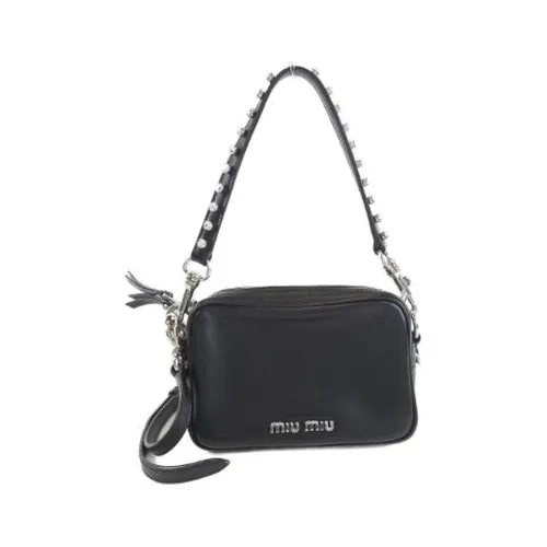 Pre-owned Leather Shoulder Bag - Miu Miu Pre-owned - Modalova