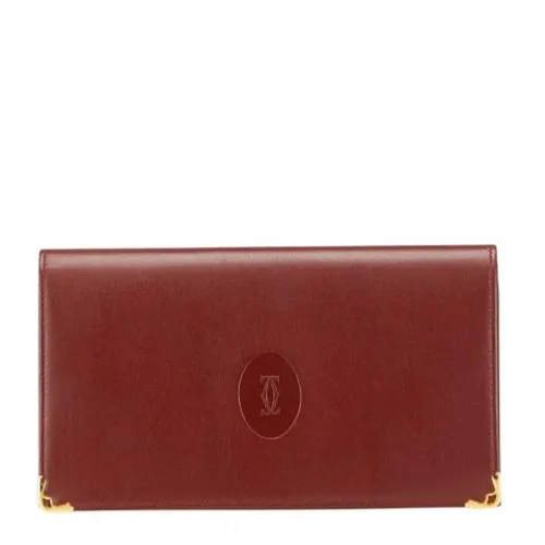 Pre-owned Leather wallets - Cartier Vintage - Modalova