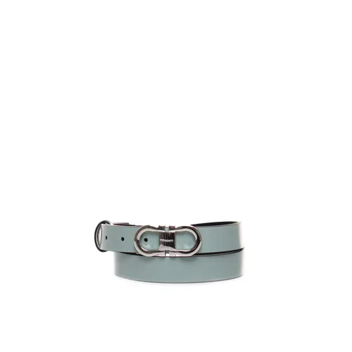 Gancini Reversible Leather Belt - Ferragamo - Modalova