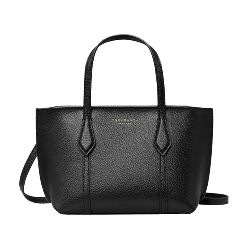 Black Mini Shopping Bag with Adjustable Strap - Tory Burch - Modalova