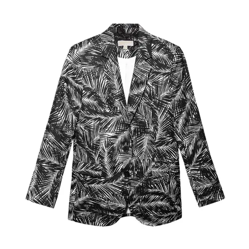 Palm Print Blazer - Michael Kors - Modalova