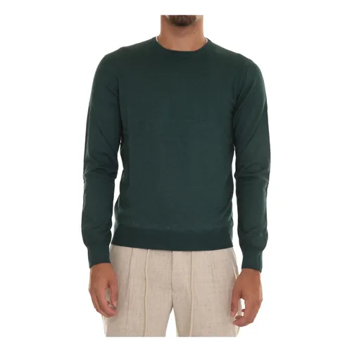 Stone Washed Wool Slim Fit Pullover - Gran Sasso - Modalova