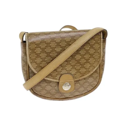 Pre-owned Vintage Macadam Canvas Shoulder Bag - Celine Vintage - Modalova