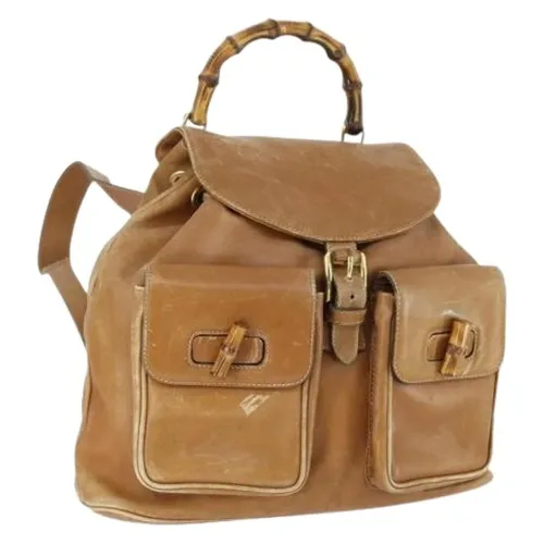 Pre-owned Vintage Backpack - Gucci Vintage - Modalova