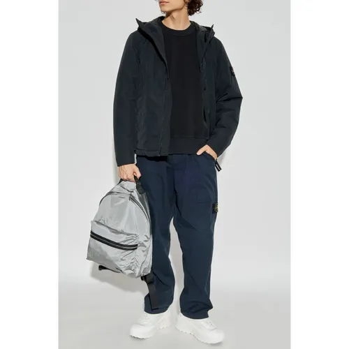 Sweatshirt with a washed effect - Stone Island - Modalova