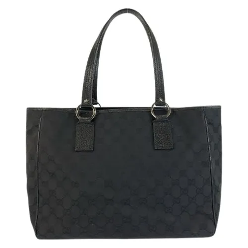 Pre-owned Canvas Tote Bag - Gucci Vintage - Modalova
