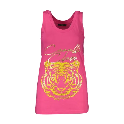 Top de Mujer de Algodón Rosa - Cavalli Class - Modalova