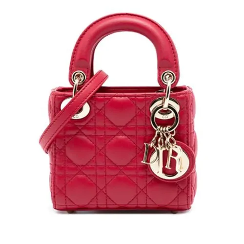 Pre-owned Leather Mini Bag - Dior Vintage - Modalova