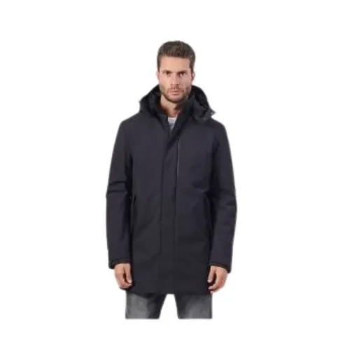Blue Puffer Jacket - Save The Duck - Modalova