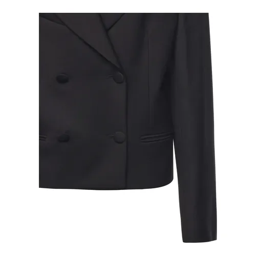 Black Double-Breasted Jacket - Nineminutes - Modalova