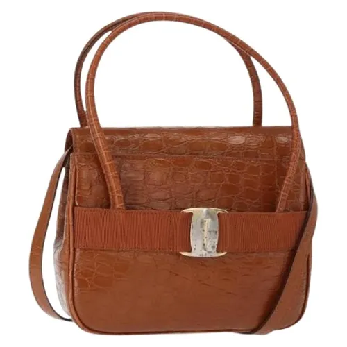 Pre-owned Leather Handbag - Salvatore Ferragamo Pre-owned - Modalova