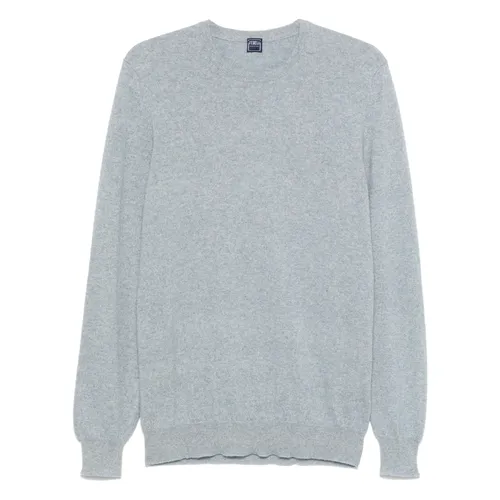 Luxury Cashmere Crew-Neck Knitwear - Fedeli - Modalova