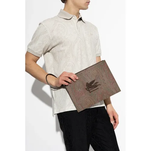 Handbag with Patch - Etro - Modalova