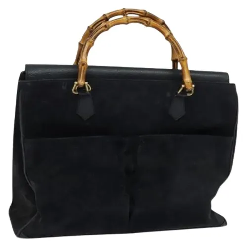 Pre-owned Suede handbags - Gucci Vintage - Modalova