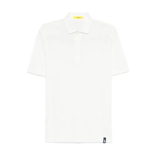 White Polo Shirt - Drumohr - Modalova