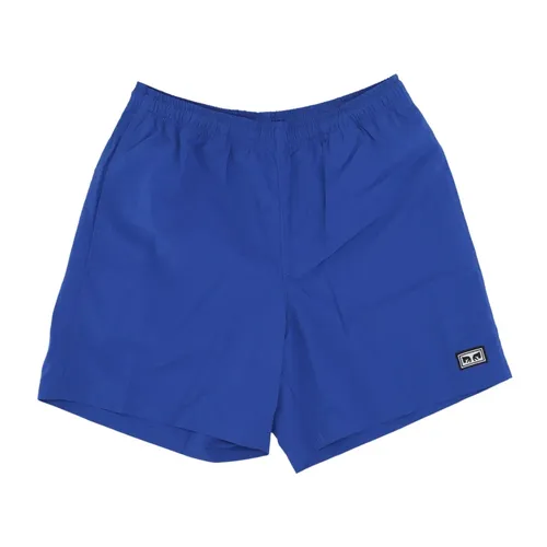 Nylon Surf Shorts Blu - Obey - Modalova