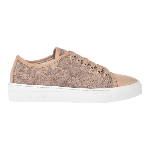 Patent and Lace Sneaker - Baldinini - Modalova