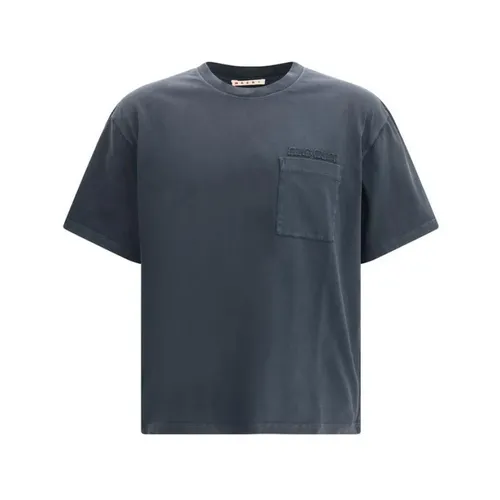 Cotton Crew Neck T-Shirt - Marni - Modalova