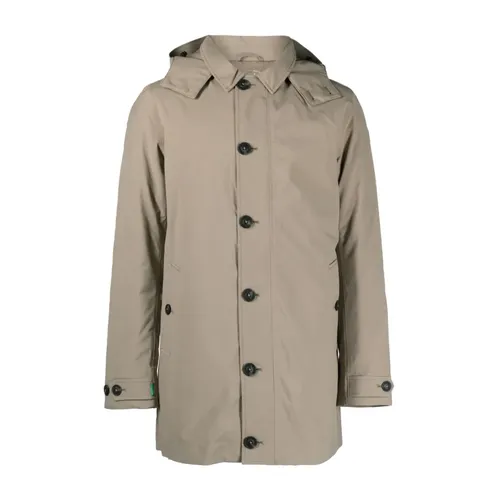 Grey Hoodie Euloph Coat - Save The Duck - Modalova