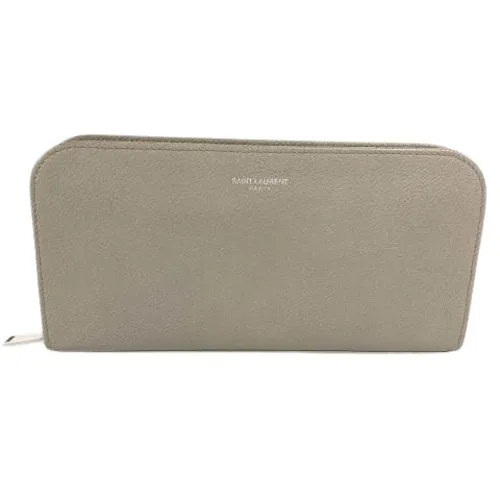 Pre-owned Leather Wallet - Yves Saint Laurent Vintage - Modalova