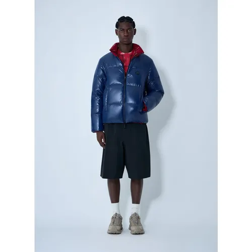 Reversible Throttle Short Down Jacket - Moncler - Modalova