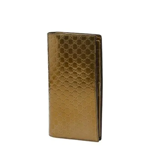 Pre-owned Leather wallets - Gucci Vintage - Modalova