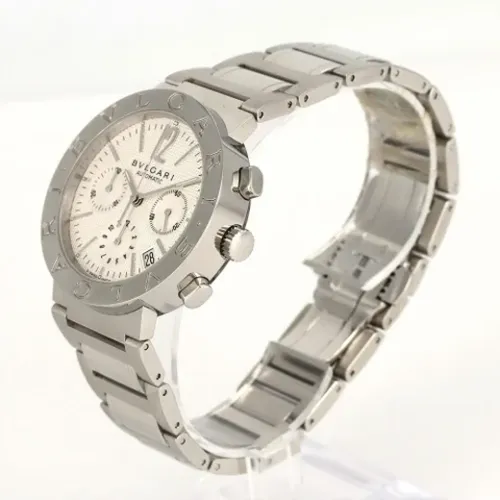 Pre-owned Chronograph Wristwatch - Bvlgari Vintage - Modalova