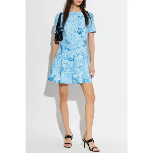 Barocco Pattern Dress - Versace Jeans Couture - Modalova