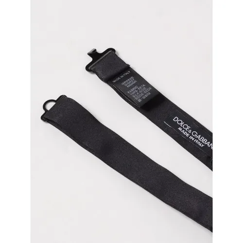 Luxury Black Silk Tie - Dolce & Gabbana - Modalova