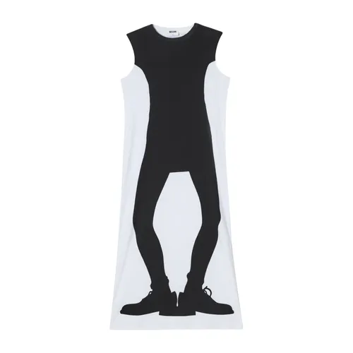 Abito Trompe L'Oeil - Moschino - Modalova