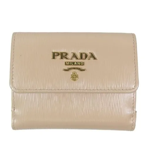 Pre-owned Leather Wallet - Prada Vintage - Modalova