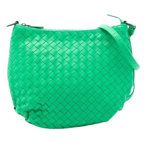 Pre-owned Leather Shoulder Bag - Bottega Veneta Vintage - Modalova
