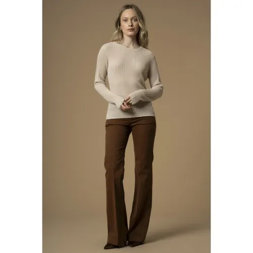 Ribbed Long Sleeved Sweater - Kocca - Modalova