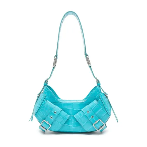 Bolso bandolera turquesa/níquel - Biasia - Modalova