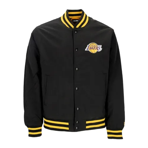 Bomber NBA Script Negro/Morado - New Era - Modalova
