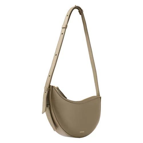 Mini Light Grey Leather Bag - Soeur - Modalova